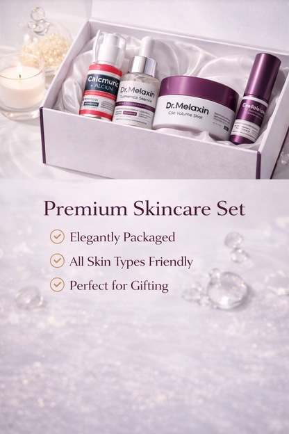 Dr. Melaxin Skincare Set – Turmeric & Calcium | Complete Daily Skin Care Routine